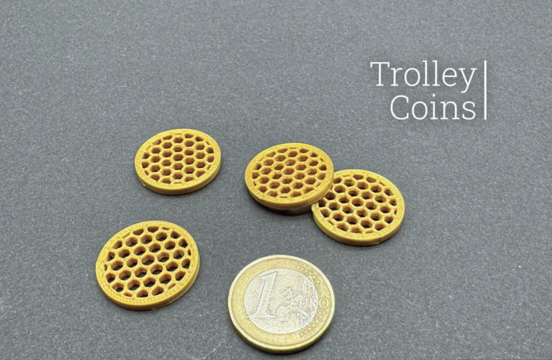 3D Printed Trolley Coins